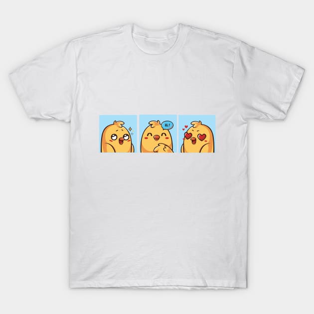 cute baby Little chick  reactions T-Shirt by Rsom.Khan